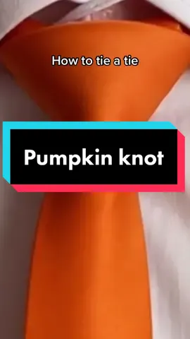 Orange #tie #tutorial #knot #howtotieatie #style