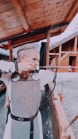 Shieldmaidens at work 🏹🛡️ @kickass_karianne @milismurf @kristina.bonnevie @kristineenl  #shieldmaiden #viking #vikingtok #vikings #vikingsvalhalla #valhalla #vikinghair #vikinghairstyle #vikingbraids #braids #archery #valkyrie #norse #norsepagan 