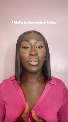3 of the best jobsites to check for opportunities in Politics! Special mention for @taylorbennettfoundation who do the important work in encouraging ethnic diversity in industries that otherwise are not! 🤍 #careertiktok #careeradvice #blackgirlsinpolitics #publicaffairs #publicaffairs #cityworking #careertok #jobsearchtips  #politicsdegree #fypシ 