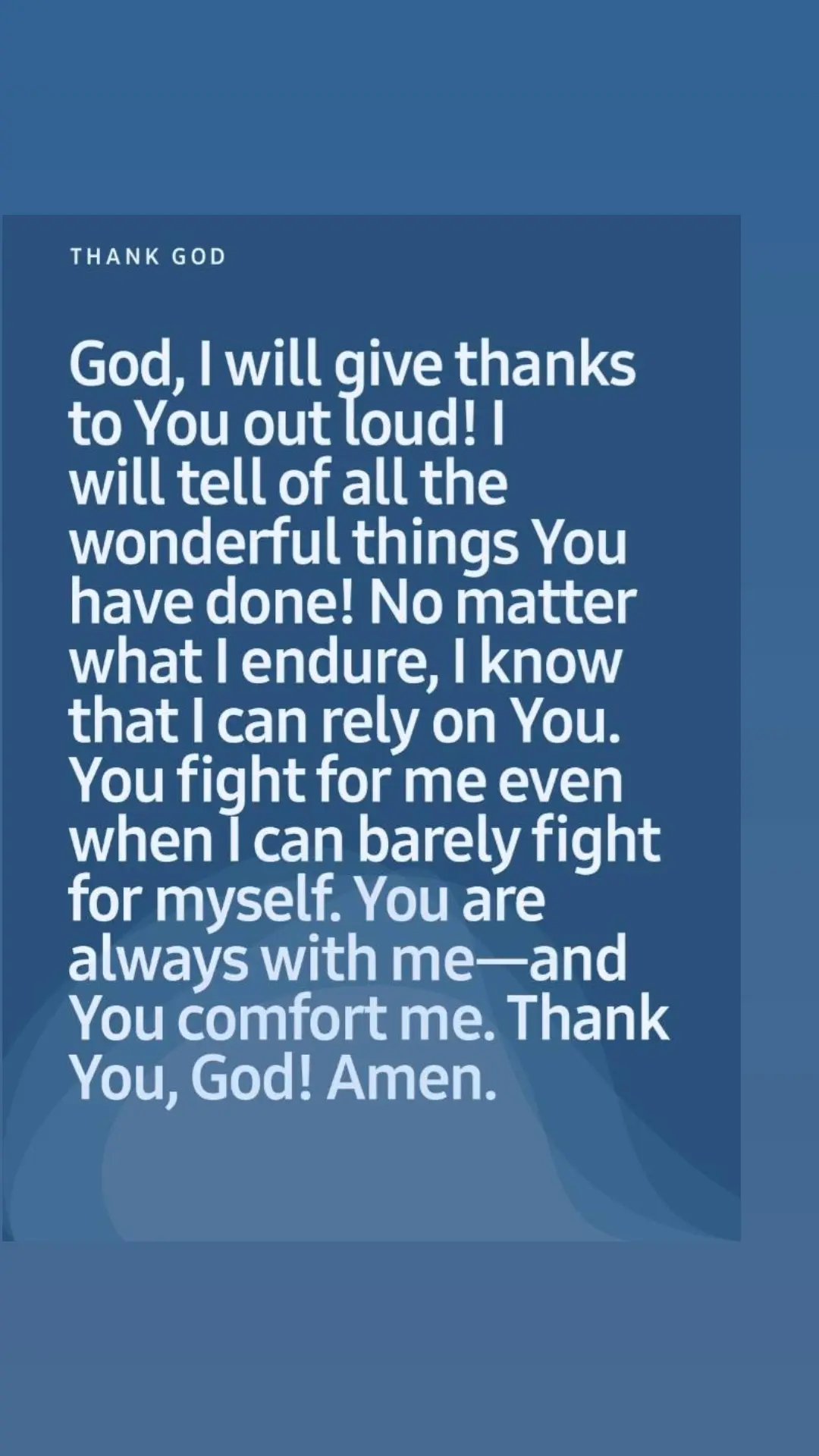 Thank you Lord. 🙌 #foryou #christiantiktok #prayer #thankingGod #fyp 