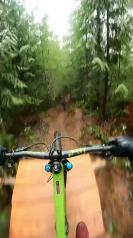 Dodging puddles, 2nd ride of 2023. Rain or shine.  • • • #mtb #endurobro #dh #fyp #pnw #vanisl #sendit #fullsend #extremesports #gopro #pov #plugwalk #canada #workinman #downhill #workhardplayhard #explorebc 