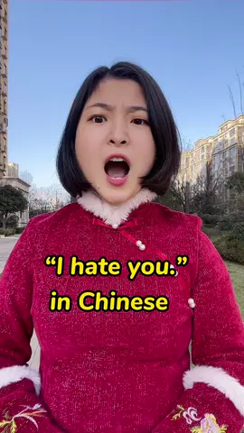 “I hate you!”in Chinese #Chinese #learnchinese #chineseteacher #LearnOnTikTok #foryou #fyp