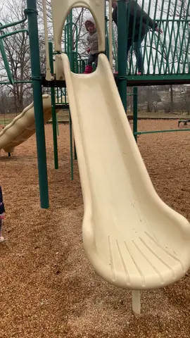 She still loves slides 😂#littlepeople #foryoupage #funny #funnykids #funnyfail #funnytoddler 