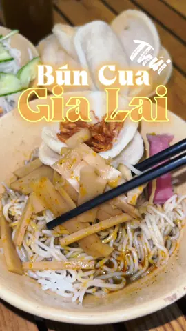 Bún mắm cua thúi Gia Lai bạn thử chưa #AnCungTikTok #hàlacà #monngonmientrung #buncua #buncuathui #bunmamcua #bunmamnem 