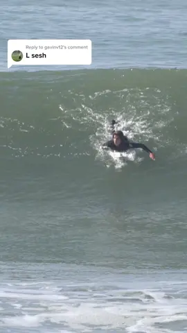 Replying to @gavinv12 pretty fun gettin pounded tdy #surf #surfing #fyp #foryoupage 