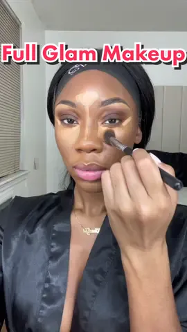 POV: You’re a full glam makeup kind of girl 💁🏽‍♀️ Primer: @milkmakeup hydrop grip Foundation: @toofaced born this way matte Concealer: @maccosmetics studio fix 24 hour concealer  Brows: @anastasiabeverlyhills dip brow Eyeshadow: @Juvia’s Place Zulu palette #fullglammakeuplook #makeuptransformation #makeupforbeginners #makeupforblackwomen #instagrammakeuptrends #melaninmakeup 