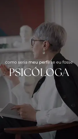 Como seria o meu perfil se eu fosse Psicóloga (?) Esse é o novo quadro aqui do perfil e eu estou super empolga para fazer várias outras profissões, e é você quem vai me ajudar nisso, então comenta aqui embaixo, qual a profissão que você quer ver por aqui?  #psicologa #psicologia #marketingpsicologia #marketingestratégico #dicasdemarketing
