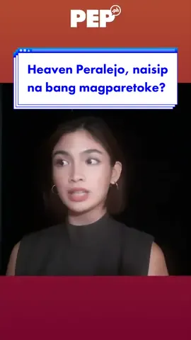 #HeavenPeralejo says no to breast augmentation surgery #PEPNews #NewsPH #EntertainmentNewsPH 