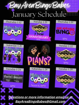 Vengan a jugar con nosotras 🥰 come out and play with us this month! Please don’t hesitate to ask questions. Hope to meet you soon! #bingo #bayareabingobabes 