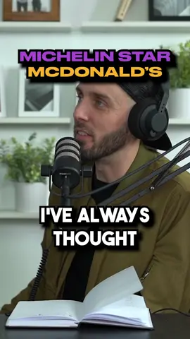 Who thinks we should actually do this? Full convo in episode 8, out now! #mcdonalds #DoritosTriangleTryout #fastfood #michelin 