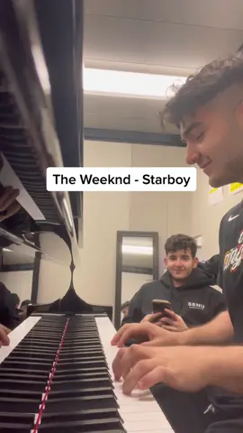 piano cover of Starboy, enjoy :) (@Eldrian Aleksani chillin in the back) #foryou #fyp #piano #theweeknd #starboy 