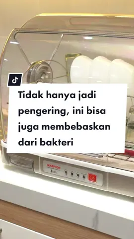 Ngeringin piring sendok setelah dicuci bisa langsung kering dan bebas bakteri pakai dish dryer ini.  Cek keranjang kuning dan lengkapi alat dapurmu #dishwasher #dishdryer #dishdryermaspion #pengeringpiring #rakpengeringpiring #maspion #maspionelectronics 
