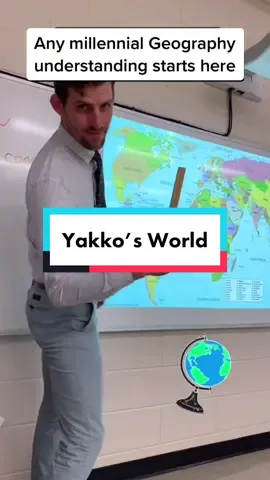 Its Yakko’s world, we’re just living in it. 🗺️ #millennial #teacher #millennialsoftiktok #teachersoftiktok #maps #geography 