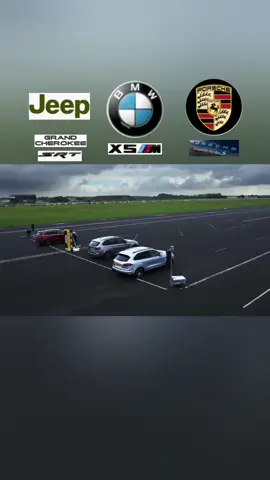 drag race Porsche Cayenne turbo s vs BMW X5M VS Jeep Grand cherokee SRT #porsche #cayenne #turbo #s #bmw #x5 #m #jeep #grand #cherokee #srt #fyp #foryou #pourtoi #foryoupage #viral #tiktok #compte fyp 