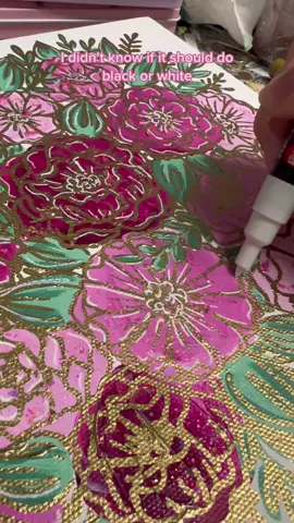 I call this one “a bunch of colors of pink”😎 #ktscanvases #oddlysatisfying #paintingart #floralpainting #satisfyingart #oddlysatisfyingvideos #artistsoftiktok #art #paintpenart 