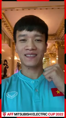 🗣️ Nguyễn Hoàng Đức with a message for the 🇻🇳 fans! #AFFMitsubishiElectricCup2022  #vietnam #doituyenvietnam #dtvn #affcup #hoangduc 