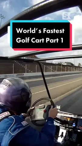 World’s Fastest Golf Cart | Coming soon to Skratch YouTube #guinnessworldrecords #golf #golfcart #PGATOUR #racing #dragrace #carsoftiktok 
