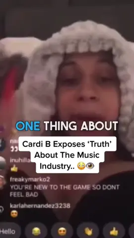 Cardi B Exposes the evils within the Music Industry #conspiracy #conspiracytiktok #conspirancytheory #cardib #cardi #hollywood #music #industry #nwo