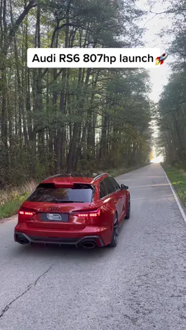 Zero to a hundred real quick. And with no annoying soft limiter 😤 The Corall orange stage 2 807hp RS6 Avant in a mesmerizing forest road. Don’t miss out on the detailed YouTube video with all the beauty shots, sound checks and accelerations. | #audi #auditography #rs6 #audirs6 #launchcontrol #launch #zerotoahundred 