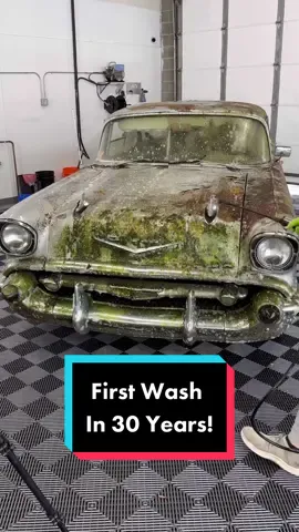 First Wash in 30 Years! #wddetailing #detailing #CleanTok #carcleaning #asmr #cardetailing #satisfyingvideos #pressurewashing #fyp #satisfying #trending #oddlysatisfying #barnfind #foryou #carwash #rare 