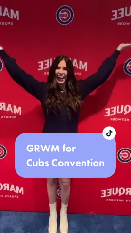 Let Cubs Convention begin! #Cubs #CubsConvention #GRWM @cubs 