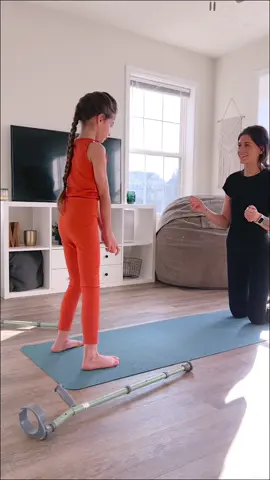Learning to walk at 8 years old with Cerebral Palsy 🥹💪🏻🧡 #amazingabigailgrace #cerebralpalsy #dandywalker #disability 