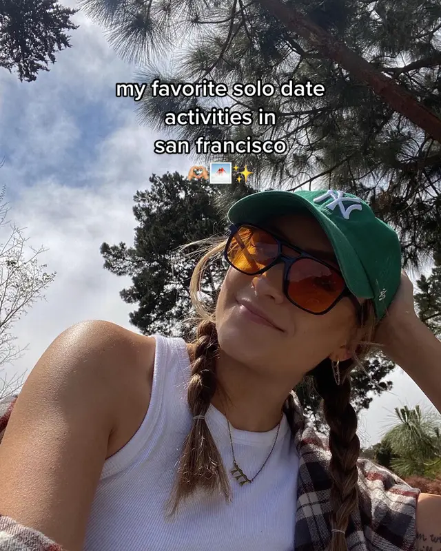 being alone doesn’t have to be lonely!! some of my favorite activities I’ve done in sf on my own💃🏻 #alonetime #solodate #sanfrancisco #sftok #bayarea 