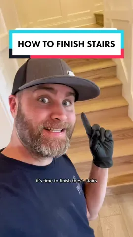 HOW TO FINISH STAIRS. My process for staining and finishing my staircase #DIY #stairs #staircase #stain #tools #carpentry #carpenter #stairrenovation #remodel #renovation #BenderHomes #polyurethane 