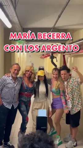 La nena de Argentina conoció a los Argento 😜 Gracias @mariabecerra_22 por venir ♥️ #CasadosConHijos 🎭