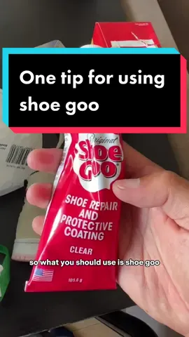Cant believe it took me this long to figure out how to use shoe goo. Make your skateboard shoes last linger. #skateboardshoes #shoegoo #skateshoes 