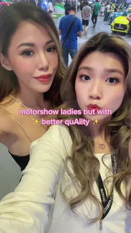say it to our face next time 🤡 the veil of anonymity can be truly brutal but its ok we’re still slAying irl ~  #singaporemotorshow #singaporemotorshow2023 #tiktoksg #fyp #showgirls #eventtalents #notmodels 