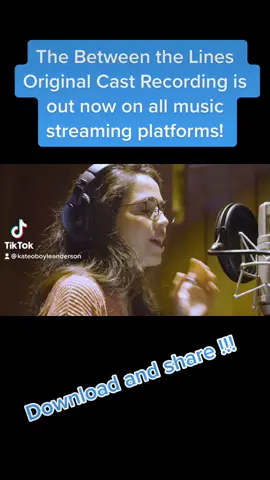 The Between the Lines Original Cast Recording is out now on #Spotify and #AppleMusic ! @btlmusicalofficial  #newmusicals #broadwaycastalbum #OffBroadway #BetweenTheLinesMusical #newmusicvideo 
