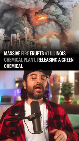 Chemical plant erupts #interesting #news #video #videoviral #fyp #chemical #incidente 