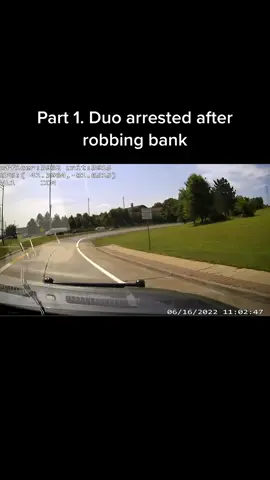 Part 1. Duo arrested after robbing bank #cops #codebluecops #cop 