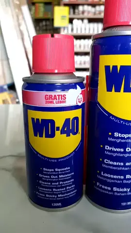 Ready wd 40 Pelumas anti karat berbagai ukuran #toko #karat #pembersih #bangunan #wd40 #lifehacks 