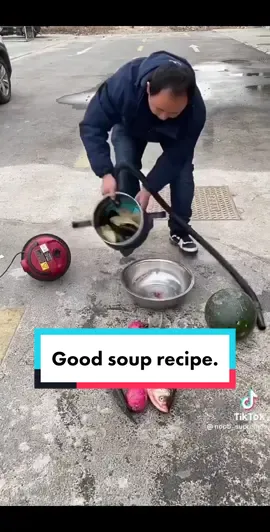 AND THE FISH??! @🔹️INFINITY🔹️ Good soup recipe. #doritostriangletryout #fyp #goodsoup #power #adamdrover 