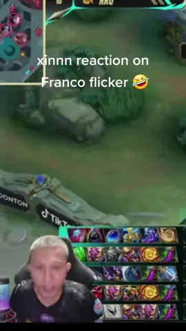Xinnn reaction on Franco flicker 🤣 #mlbb #MLBBM4 #mlbbttofficial #mlbbtiktok #mlbbindo @Team RRQ Vs @ECHO 