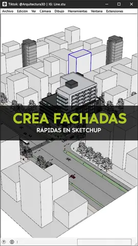 Crea fachadas rápidas para el contexto de tu proyecto con MAGIZ, No olvides unirte a la masterclass. Te esperamos! 😊👨‍🎓👩‍🎓 #fachada #arqui #plugins #sketchup #diseño #proyecto 