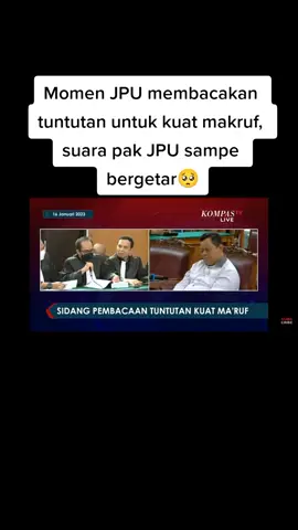pembacaan tututan kuat makruf #sidangferdysambo #pembacaantuntutankuatmakruf #tuntutankuatmakruf #SultanMakanSoNice #fyp #kuatmakruf#sidangsambo #ferdysambo 