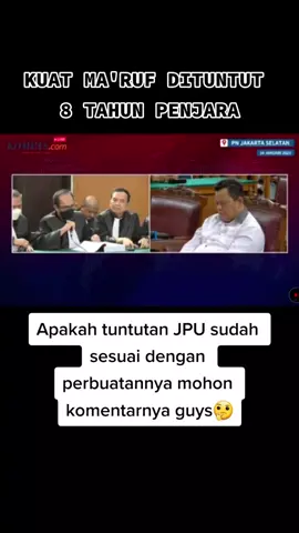 Mohon Komentarnya guys!!!🤔 #kasusbrigadirj #kuatmaruf #hukuman #8 #tahun #tiktok #viral #fyp #fypage #fypシ゚viral 