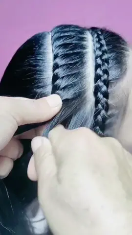 Tutorial of Two Strands Twisting Hands to Make You Slow # Sweet hairstyle # Children's hair braiding
