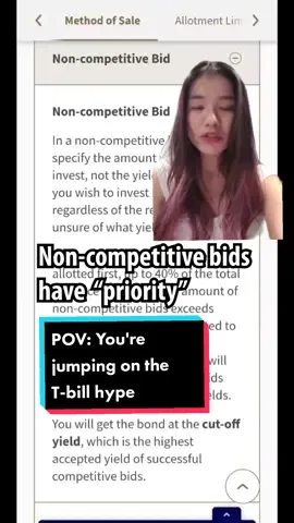 T-bills are all the hype these days, but how do you bid for it? #treasurybills #tbills #sgsbonds #singaporegovernmentbonds #sgs #financialadvice #investingadvice #savingshack #growingwealth #financehacks #governmentbonds #interestrate 