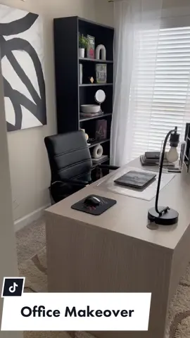 The reveal! Home Office Makeover 😍 #brittanychristinahome #luxuryhomes #luxuryoffice #officedecor #athomeoffice #homedecor #luxuryhomedecor #wfh #homeofficedecor #homeoffice #wfhlife #foryou #fyp #officemakeover  #homeofficemakeover #tiktok 