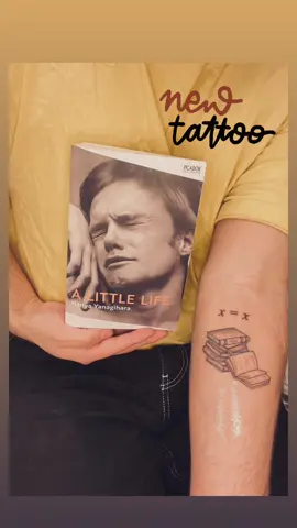 new tattoo, inspired by my favourite book “A Little Life”! #books #BookTok #alittlelife #alittlelifebook #tattoo #newtattoo #fyp #foryou 