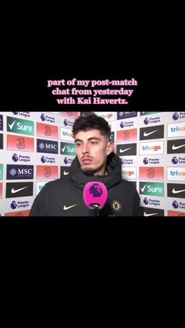 My post-match interview with Kai Havertz 🔵🙌🏽 He spoke very openly about how yesterday was all about getting the result, how bad things have got and how he’s not a number 9 that’s going to score 20/30+ goals. #cfc #chelseafc #chelsea #kaihavertz #interview #PremierLeague #pl #football #fyp #foryou 