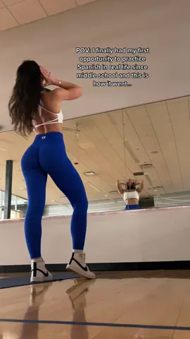 POV: I finally had my first opportunity to practice Spanish in real life since middle school and this is how it went… #funnystory #storyofmylife #viralsound #pov #GymTok #fyp #makemysoundviral 