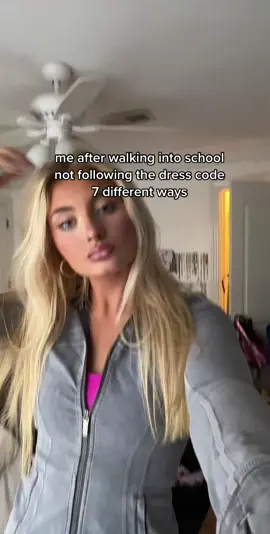 i used to get dress coded every single day i stg 😐