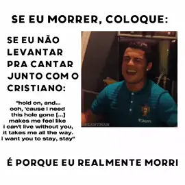 como pode um ser humano ser tao obcecado pelo cr7 cantando stay e nao conseguir ver esse video sem imitar ele #crfsduda #fyp #futok #futtok #cr7 #cristianoronaldo #stay #rihanna 