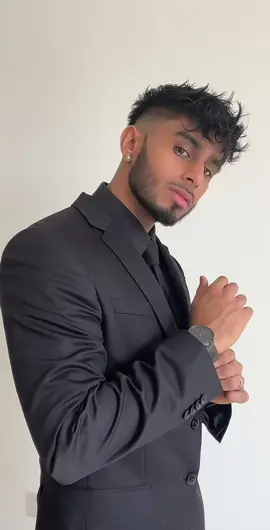 How to style an all black suit #outfit #allblack #mafia #fypシ 