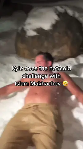Islam having a time 🤣. #islammakhachev #kyle #fullsend 